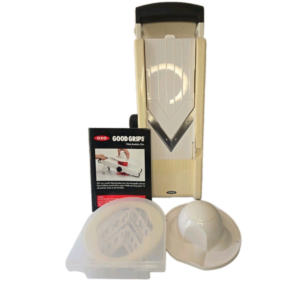 OXO Good Grips V-Blade Mandoline Slicer Set‎ 1155700 Sharp Clean Complete Manual